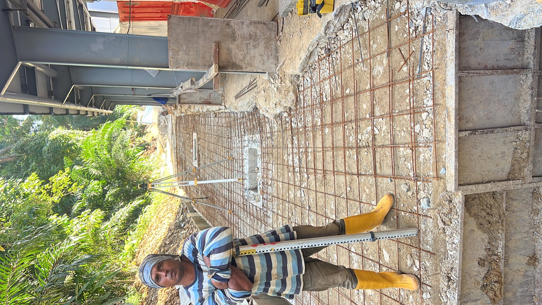 MRT Bangsar drainage and walkway construction works